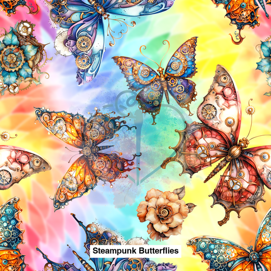 Steampunk Butterflies Rainbow Lfs Catalog