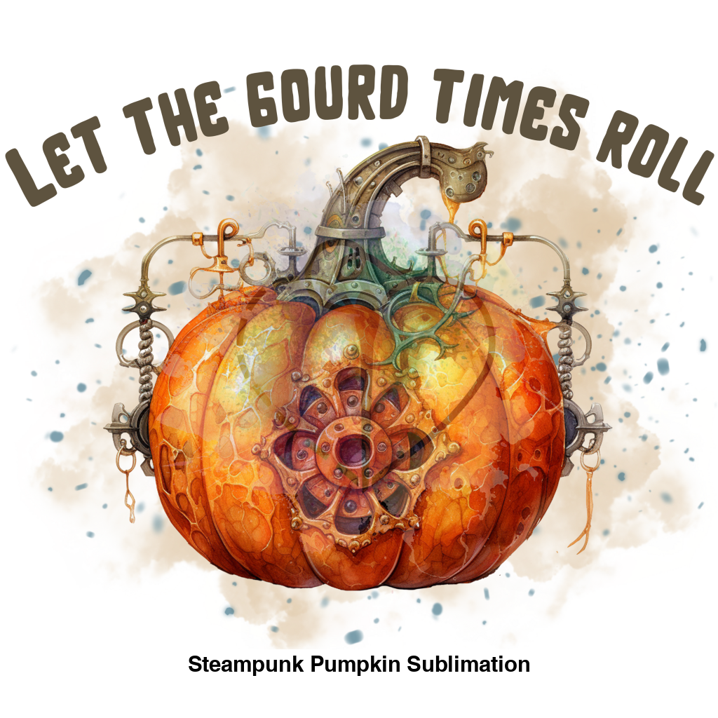 Steampunk Pumpkin Sublimation