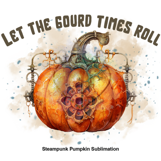 Steampunk Pumpkin Sublimation