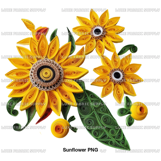 Sunflower Png Panel