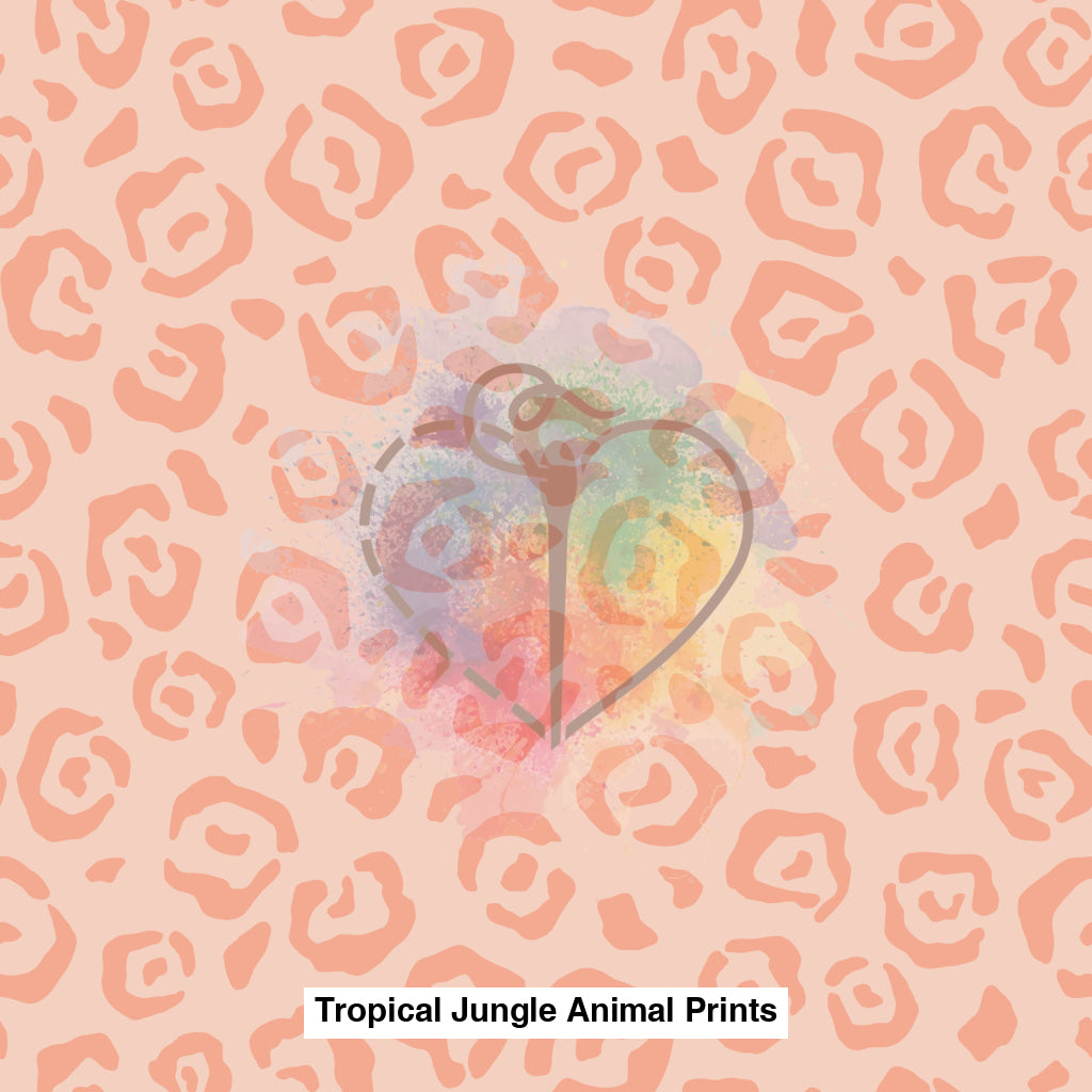 Tropical Jungle Animal Prints Jaguar Spots Pink Lfs Catalog