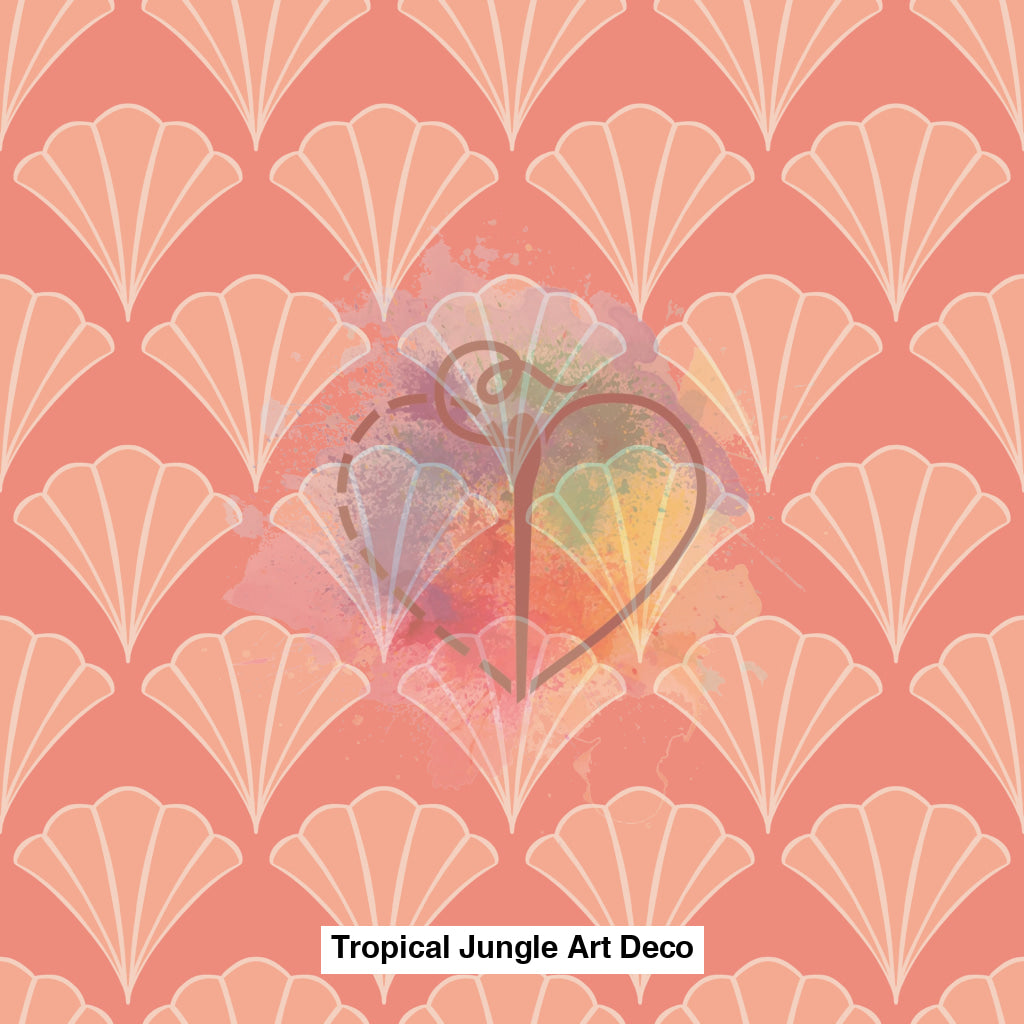 Tropical Jungle Art Deco Pink Lfs Catalog