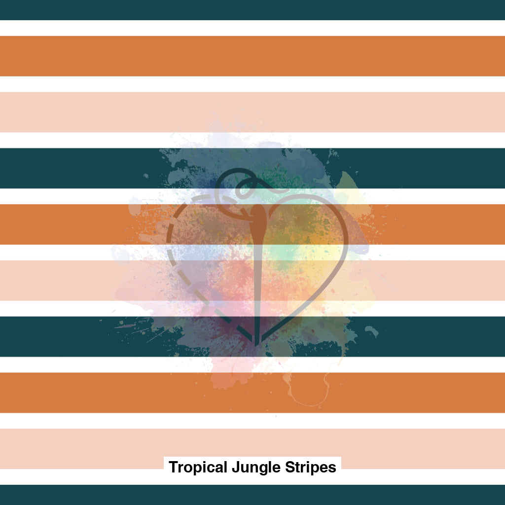 Tropical Jungle Stripes Pink Orange Lfs Catalog