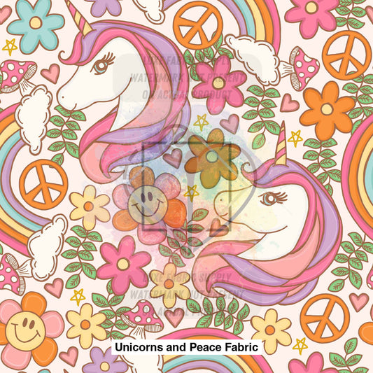 Unicorns And Peace Fabric Lfs Catalog