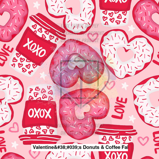 Valentine’s Donuts & Coffee Fabric Lfs Catalog