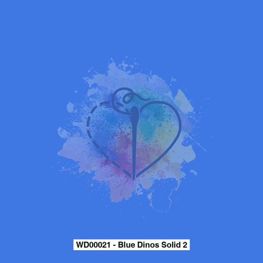 Wd00021 - Blue Dinos Solid 2