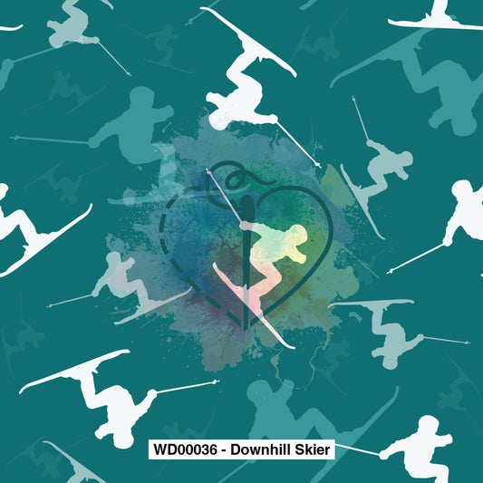 Wd00036 - Downhill Skier