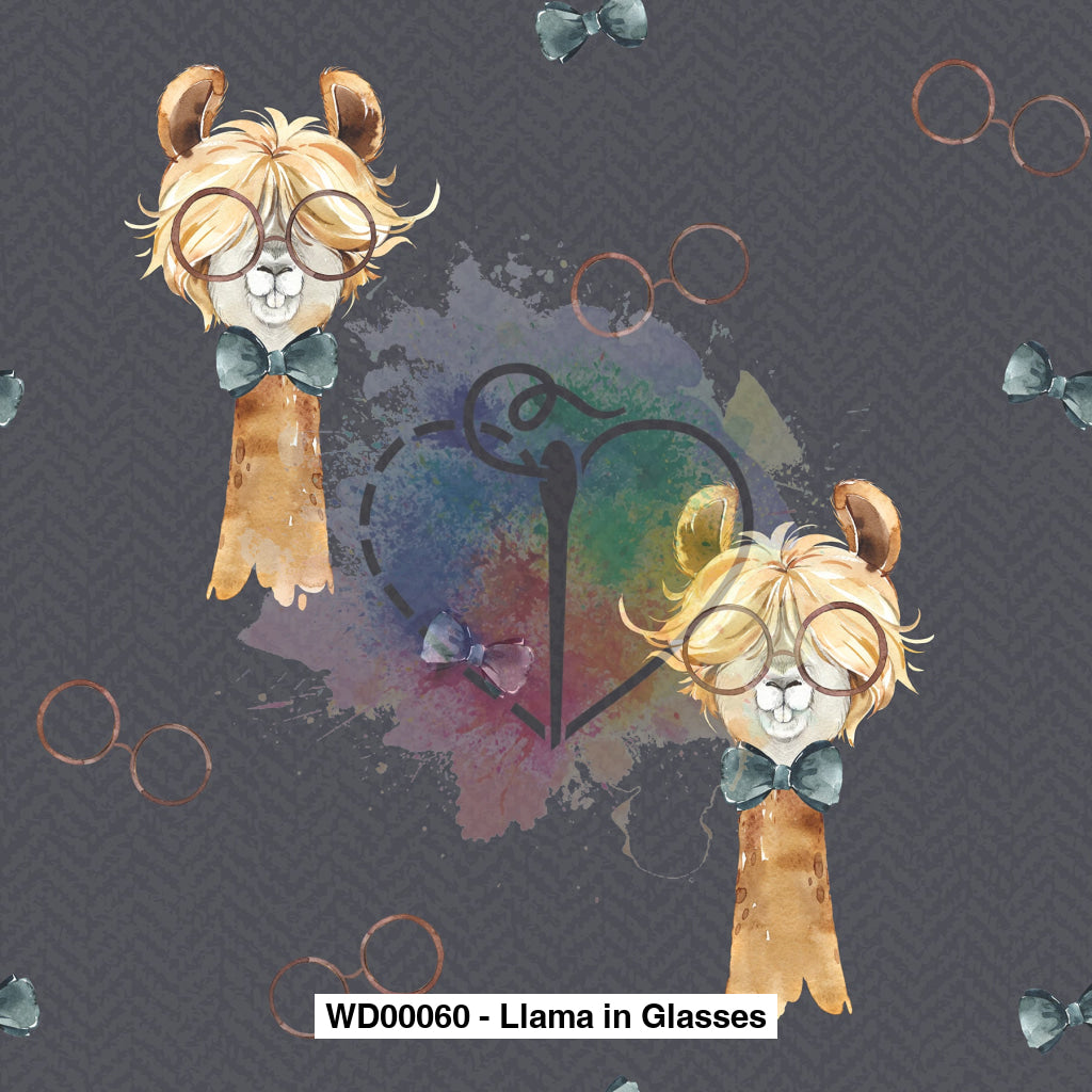 Wd00060 - Llama In Glasses