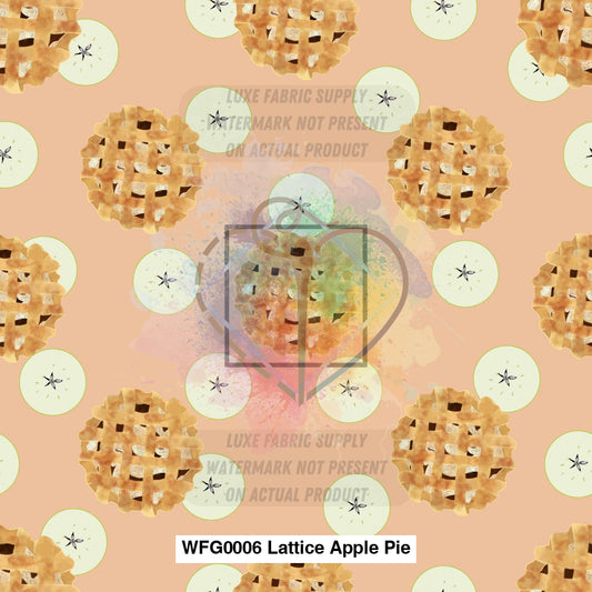 Wfg0006 Lattice Apple Pie Fabric