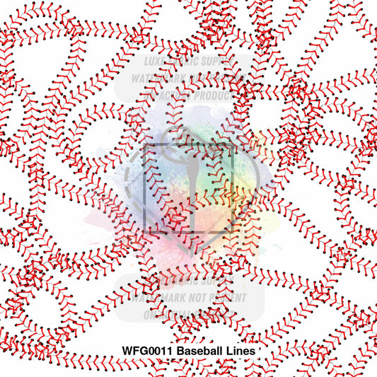 Wfg0011 Baseball Lines Fabric