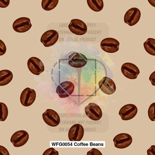 Wfg0054 Coffee Beans Fabric