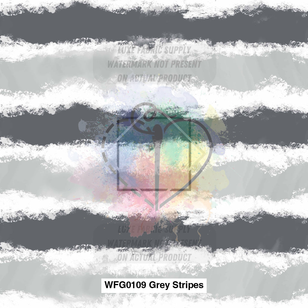 Wfg0109 Grey Stripes Fabric