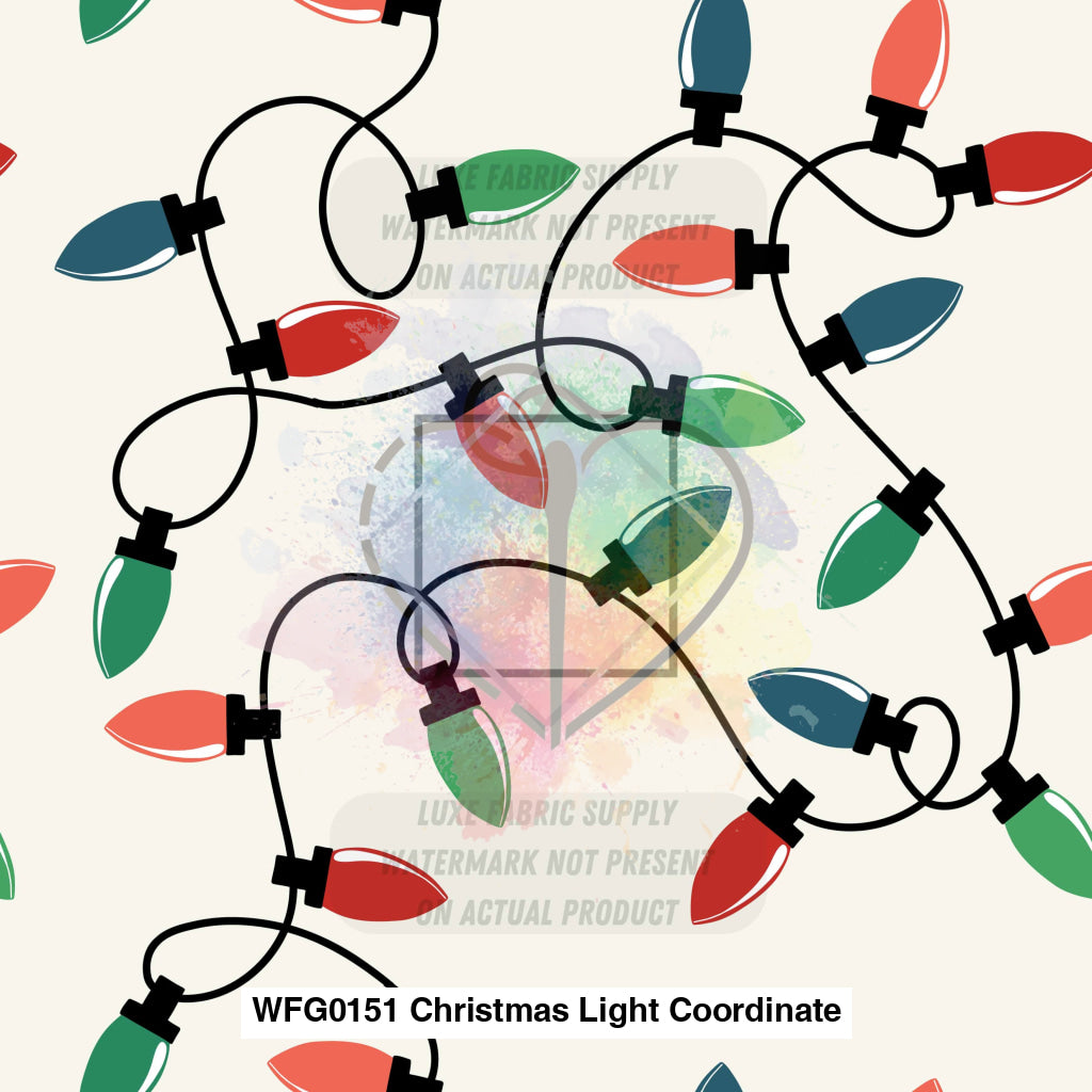 Wfg0151 Christmas Light Coordinate Fabric