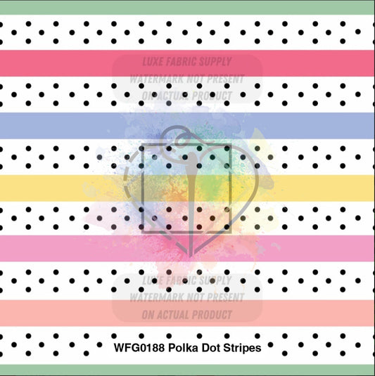 Wfg0188 Polka Dot Stripes Fabric