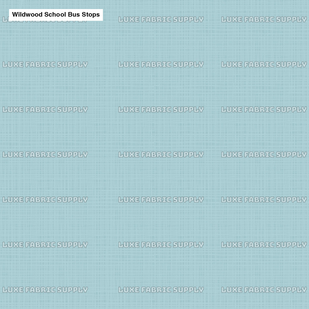 Wildwood School Bus Stops Sky Blue Coordinate Lfs Catalog