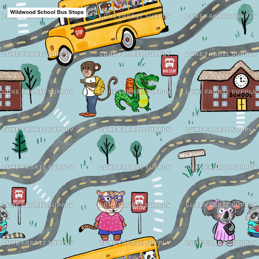 Wildwood School Bus Stops Sky Blue Lfs Catalog