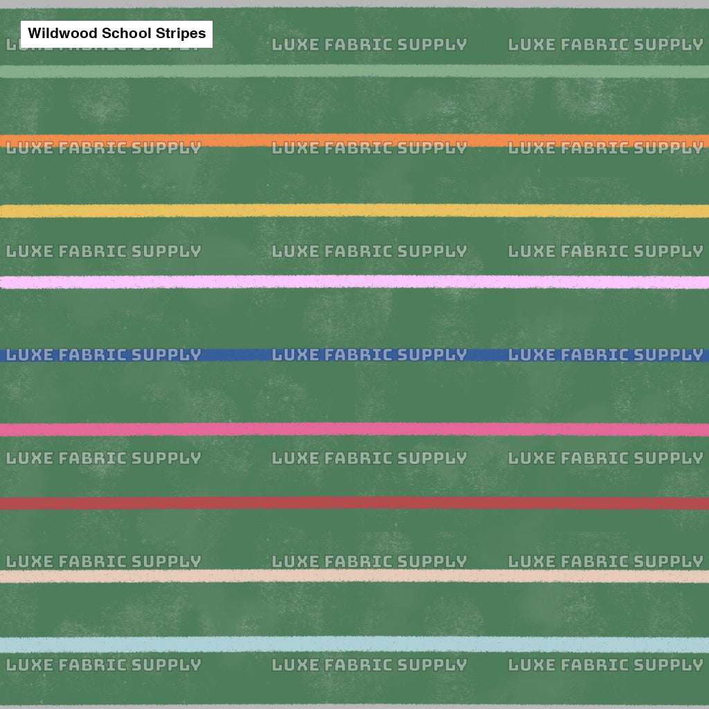 Wildwood School Stripes Green Chalkboard Lfs Catalog