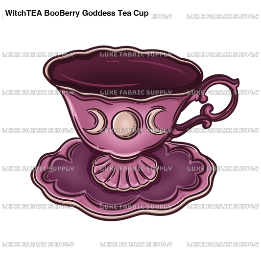 Witchtea Booberry Goddess Tea Cup Panel