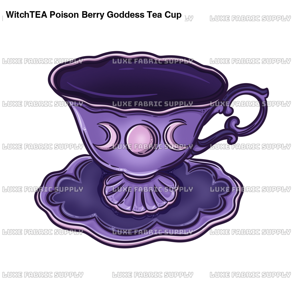 Witchtea Poison Berry Goddess Tea Cup Panel