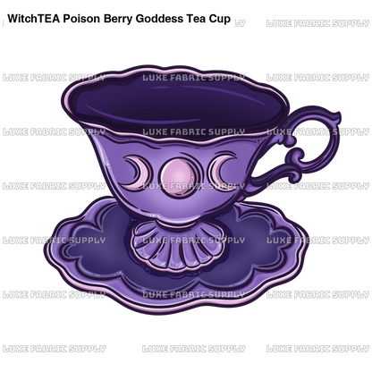 Witchtea Poison Berry Goddess Tea Cup Panel